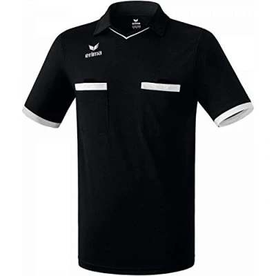 Afbeelding van Erima Saragossa scheidsrechtersshirt zwart/wit