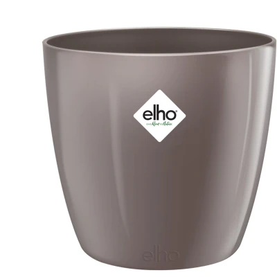 Afbeelding van Bloempot Brussels diamond rond 20 cm oyster pearl elho