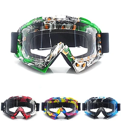 Afbeelding van APEBAZY Motorbril UV bestendige offroad motorbril, winddichte skibril voor cruiser, scooter, motorcross, paardrijden, groen