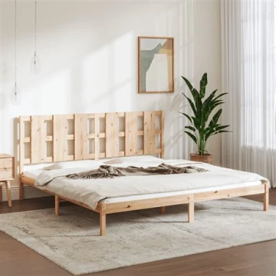Afbeelding van vidaXL Bedframe massief grenenhout 200x200 cm