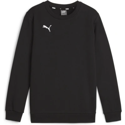 Afbeelding van Puma teamGOAL Casuals Crew Neck Sweat Jr Jongens sporttrui Black White Maat 140