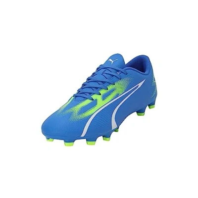 Afbeelding van Puma Ultra PLAY FG/AG Voetbalschoenen met kunststof noppen, Heren, Maat: 44.5, blue/white/pro green Kunststof/ textiel