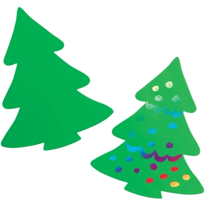 Afbeelding van Colorations Kraskaart Kerstboom, Set van 36