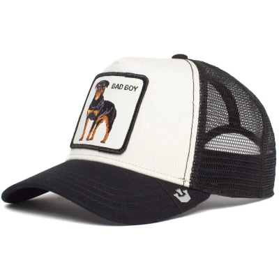 Afbeelding van Goorin Bros Trucker THE Baddest BOY BAD Pet, Heren, Maat: One Size, Weiß