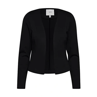 Image de ICHI IHKATE BL Blazer court pour femme avec stretch, 194008_noir, S