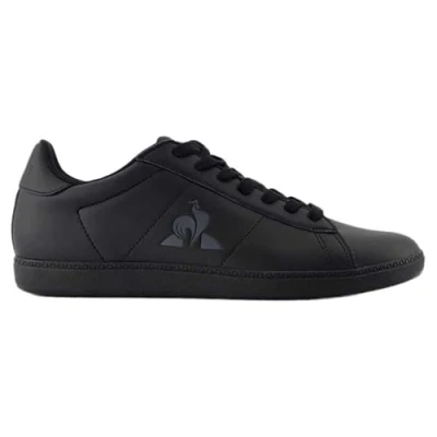 Afbeelding van le coq sportif Courtset Sneakers laag, Maat: 44, Black Leer/ synthetisch