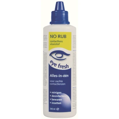 Afbeelding van Eye Fresh Lenzenvloeistof Alles In 1 No Rub 240ml