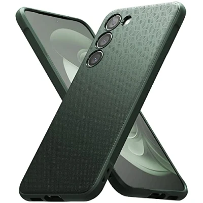 Afbeelding van Ringke Onyx beschermhoes compatibel met Samsung Galaxy S23 Plus 5G (2023), randbescherming, schokbestendig, dun, krasbestendig, donkergroen