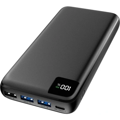 Afbeelding van Strex Powerbank 27.000 mAh 22.5W Snellader USB A/USB C LED Indicatie Universele