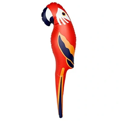 Afbeelding van Boland Opblaasbare papegaai (110 cm) Kinderen en volwassenen Carnaval, Festival, Kinderfeestje, Themafeest, Tienerfeestje, Vrijgezellenfeest Tropisch Dieren