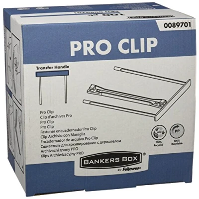 Image de Fellowes Transit Pack de 100 Clips Pour Archive Ecologique Blanc mm