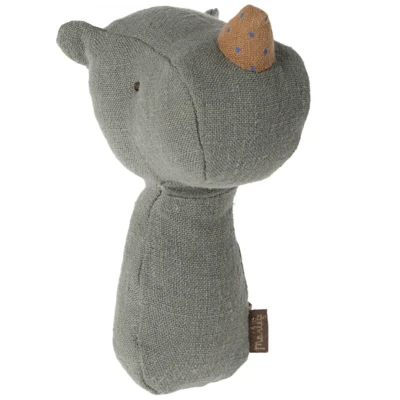 Afbeelding van Maileg rammelaar lullaby friends nijlpaard pine 11 cm