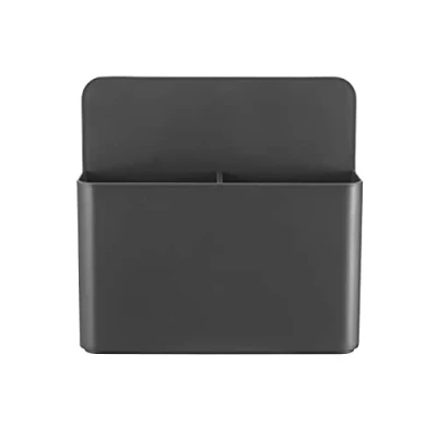 Afbeelding van luvtree Sterke magnetische droogwisbare markeerhouder, potloodhouder voor whiteboard, koelkast, kluisje, afstandsbedieningshouder, wandpennenhouder, whiteboard accessoires, grijs