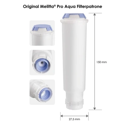 Afbeelding van Melitta Claris Pro Aqua Filterpatroon Koffiemachine 3 stuks 6773247