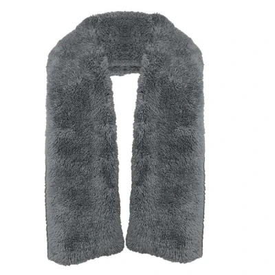 Afbeelding van Unique Living Sjaal Wanda Dark Grey 190x30cm