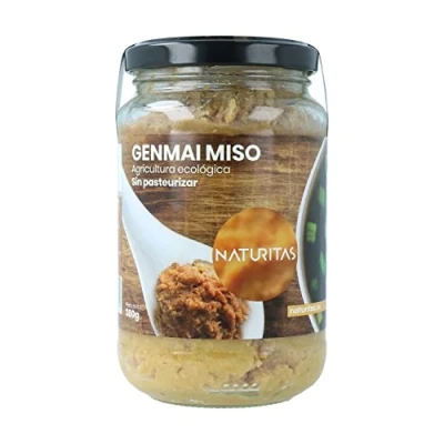 Afbeelding van Genmai Miso Ongepasteuriseerd Bio 380 g Naturitas Essentials Japanse Misopasta Sojapasta