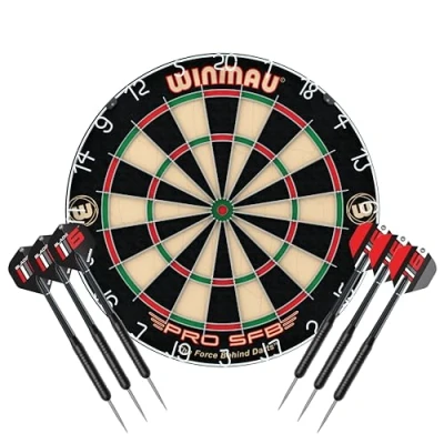 Afbeelding van Winmau Pro SFB Dartbord Met 2 Sets Dartpijlen
