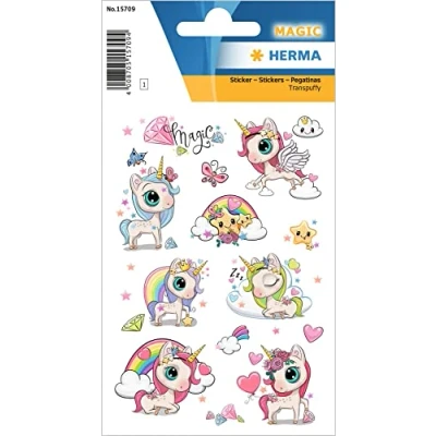 Afbeelding van Herma, Stickers, Motief Sticker Magische Eenhoorn 10 stuks Veelkleurig