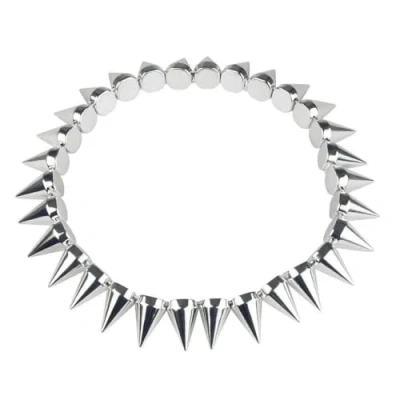 Afbeelding van Boland Ketting Spike Zilver Volwassenen Vrouwen Rocker Punk en Aso