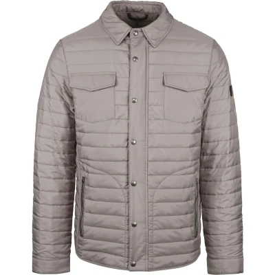 Afbeelding van State Of Art Jas Kaki maat 52 Heren Tussenjas met Modern fit Pasvorm Polyester Suitable Herenkleding