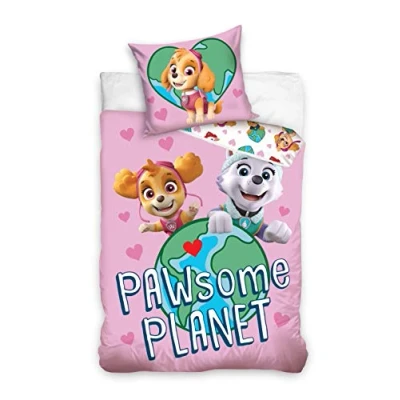 Afbeelding van PAW Patrol Dekbedovertrek PAWsome Planet Eenpersoons 140 x 200 cm Katoen