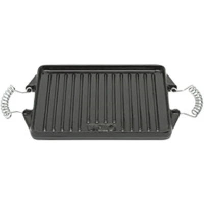 Afbeelding van Grilplaat Vaello Rechthoekig Zwart Geëmailleerd Staal (27 x 21 cm)