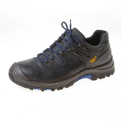 Afbeelding van Werkschoenen Veiligheidsschoen werkschoen laag zwart blauw 71003 maat 48