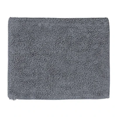 Afbeelding van Relaxdays badmat, verschillende maten, ook voor vloerverwarming, wasbaar, grijs 40x50cm
