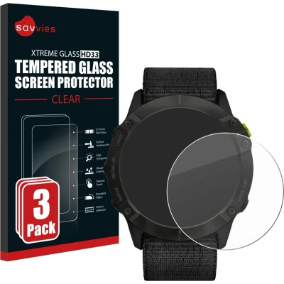 Afbeelding van Savvies Glas Screenprotector voor Garmin Enduro Gehard Beschermglas 9H (3 Stuks)