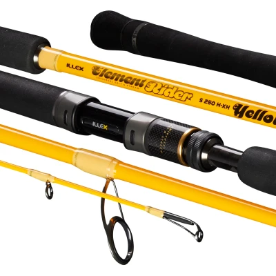 Afbeelding van Illex Element Rider X5 S H XH Yellow B Zeevishengel 250cm (20 100g) Zeevis hengels