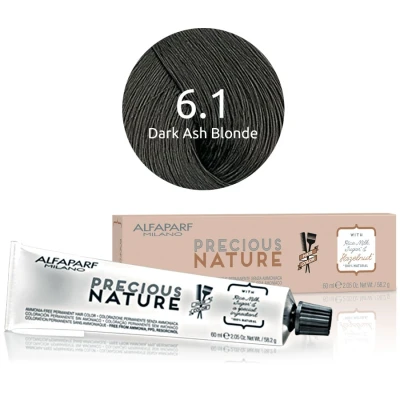 Afbeelding van Alfaparf Precious Nature Ammonia Free Permanent Hair Color 6.1 60 ml