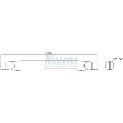 Afbeelding van Nissens Airco droger/filter 95623