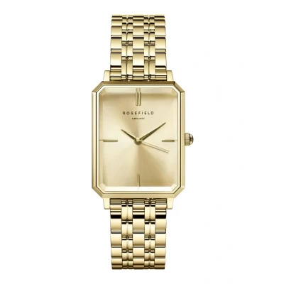 Afbeelding van Rosefield dames Octagon horloge OCGSG O65 in de kleur Goud