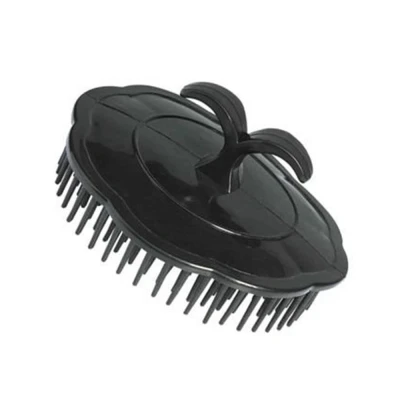 Afbeelding van Sibel Massageborstel zwart Haibu by Kapperskorting.com
