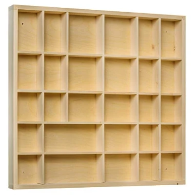 Afbeelding van Creative Deco Kast Sieradendoos Box 28 Vakken 44.5 x 40 3 cm Houten Decoupage en Decoratie
