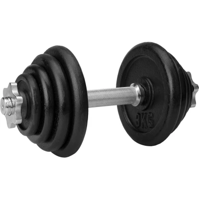 Afbeelding van Avento Halter Verstelbaar Staal Dumbbell 15 kg Zwart