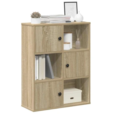 Afbeelding van vidaXL Boekenkast 60x24x76,5 cm bewerkt hout sonoma eikenkleurig