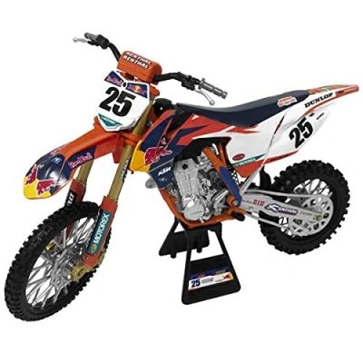 Afbeelding van New Ray Marvin Musquin Red Bull KTM SXF450 Mini Crossmotor 1/6 Schaalmodel