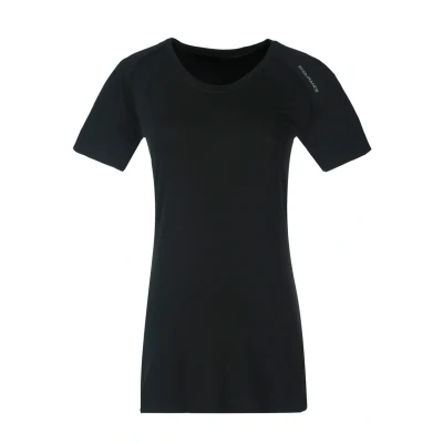 Afbeelding van Endurance Halen Seamless Sport Tshirt, Dames, Maat: S/M, Dark grey melange