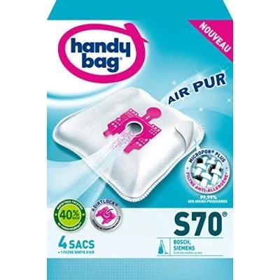Image de Handy bag s70 sac aspirateur microfibre anti allergène + filtre moteur bosch arriva siemens smily super sx