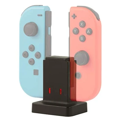 Image de Konix Mythics Support base de charge rapide pour manettes Joy Con Nintendo Switch et OLED Câble 50 cm Noir