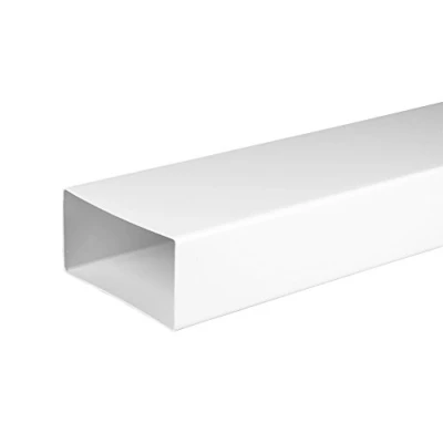 Afbeelding van Ventilatiebuis, plat, 55 x 110 mm, 1 m, kunststof Awenta