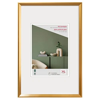 Afbeelding van walther Design DEX070G Desire kunststof fotolijst 50 x 70 cm, goud
