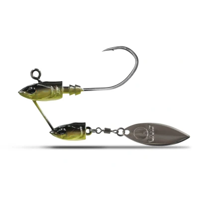 Afbeelding van VMC Softbait Twinjig Spinner Green 14g (2 Stuks)