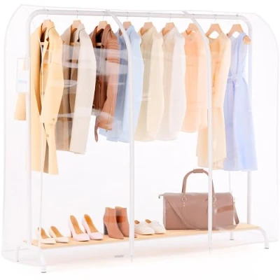 Afbeelding van HANGERWORLD The Shopfitting Shop documententas met ritssluiting, transparant, 1,8 m