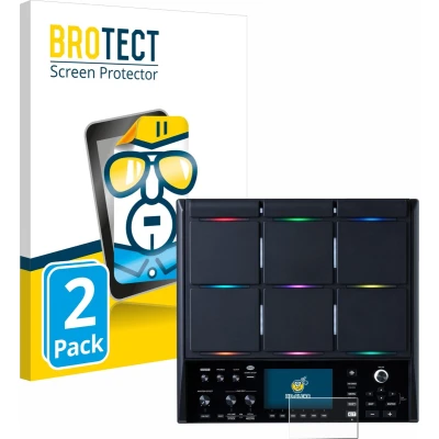 Afbeelding van BROTECT Screenprotector voor Roland SPD SX PRO Folie Beschermfolie transparant (2 Stuks)