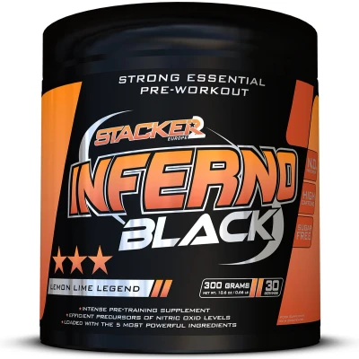 Afbeelding van Inferno Black 30 serveringen Lemon Lime