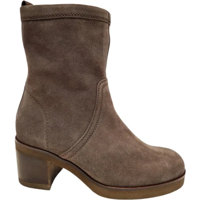 Afbeelding van Gabor 851 Enkellaarsjes Enkelboots met rits Dames Beige Maat 37,5