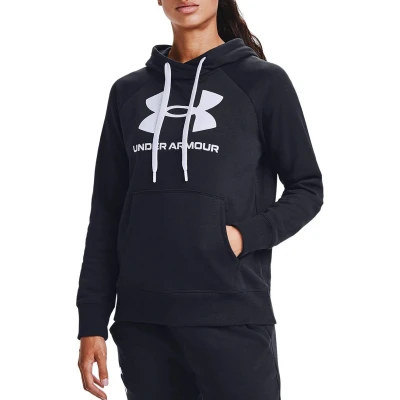 Afbeelding van Under Armour Rival Hoodie, Dames, Maat: Large, Black