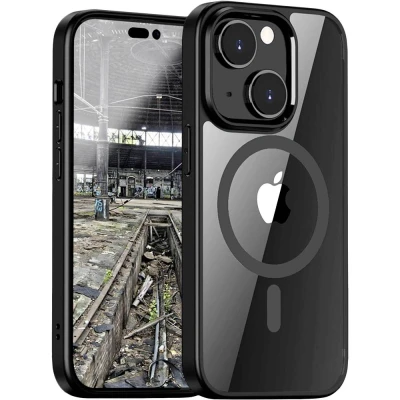 Afbeelding van JT Berlin Pankow Hybrid MagSafe Backcover Apple iPhone 13 Zwart, Transparant compatible, Stootbestendig